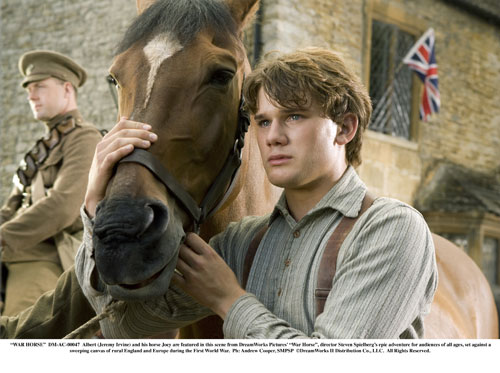 Jeremy Irvine in WAR HORSE